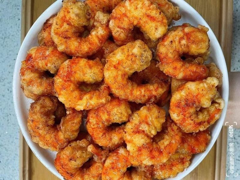 香酥椒鹽蝦仁