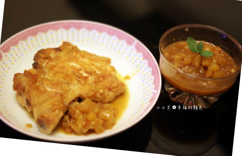 懶人料理♫脆皮雞腿排佐鳳梨醬❤