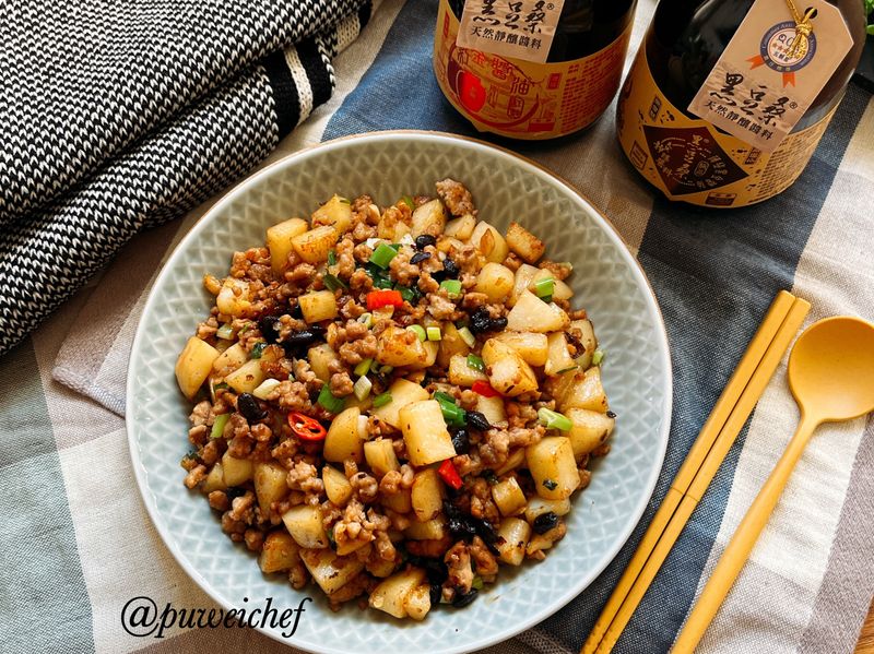馬鈴薯炒肉末