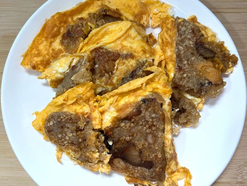 肉粽煎蛋