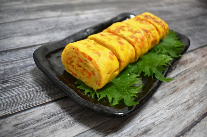 吻仔魚玉子燒