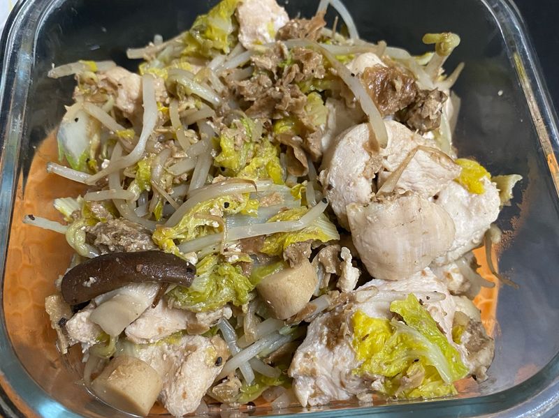 減脂中|雞胸雜菜煲