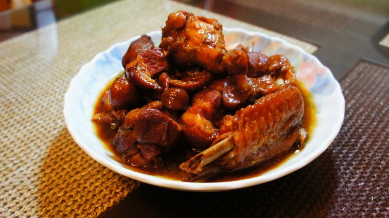 板栗燒雞