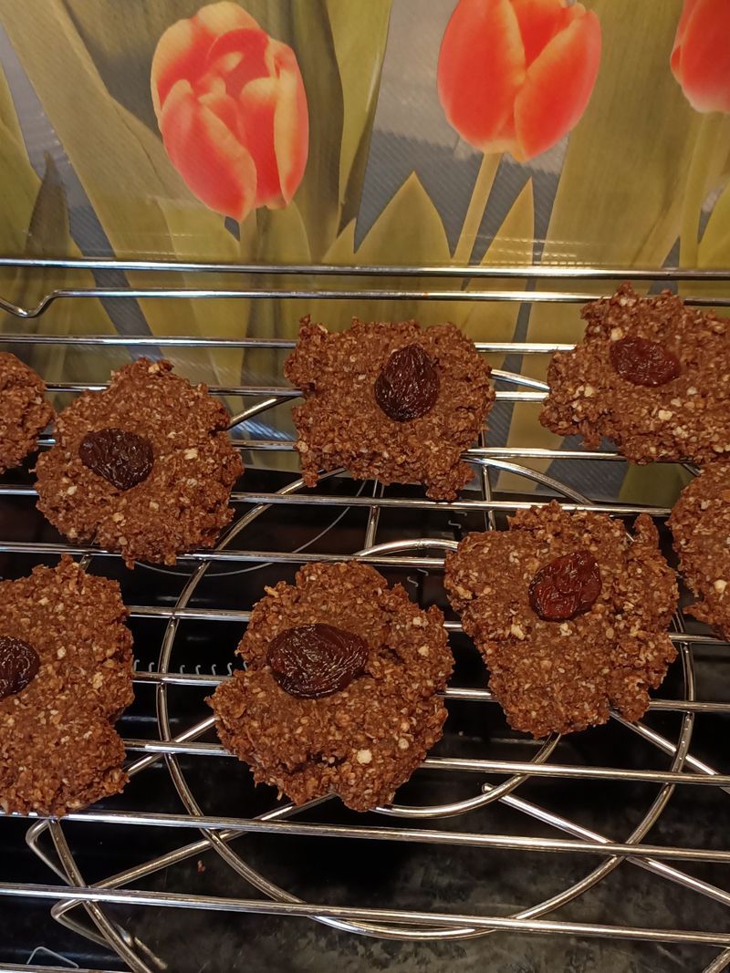 簡單快捷健康香蕉朱古力燕麥曲奇餅🍪