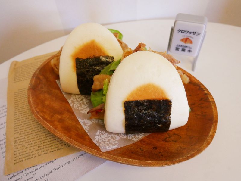 太可愛「辣炒豬肉御飯糰刈包」香辣入味!!