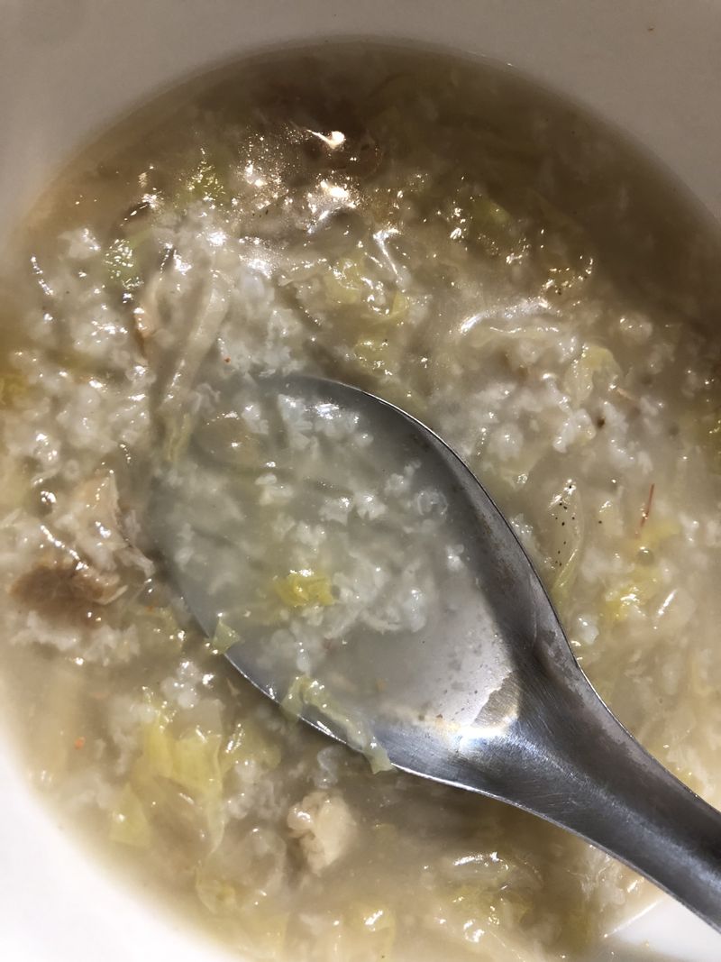酸菜白肉粥