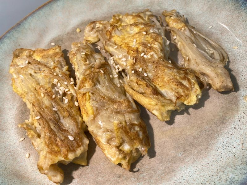 金針菇蛋煎