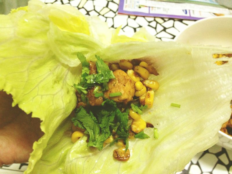 楓采琳之.....低卡美生菜雞肉