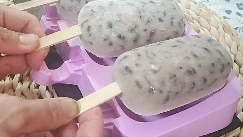 只要2種食材~超簡單紅豆雪糕