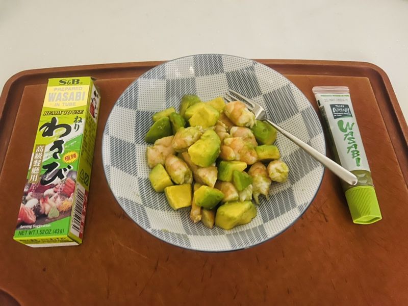 山葵酪梨鮮蝦沙拉