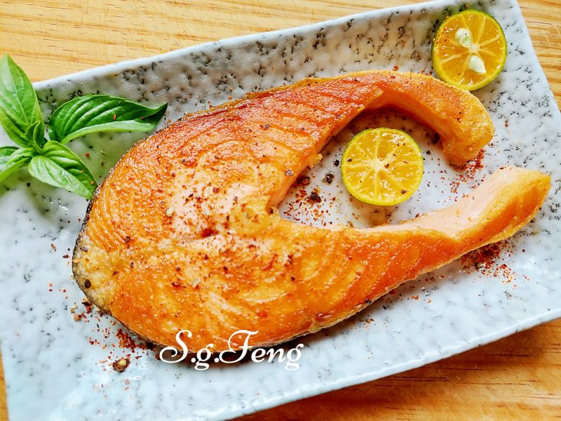 香煎椒鹽鮭魚