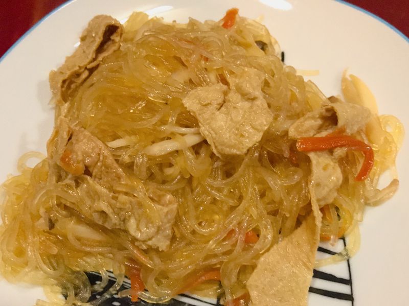 豆皮涼拌冬粉