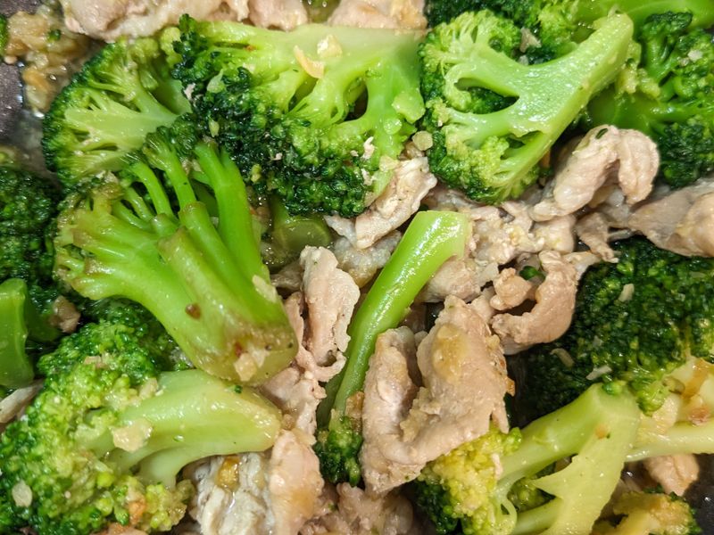 豬肉炒西蘭花