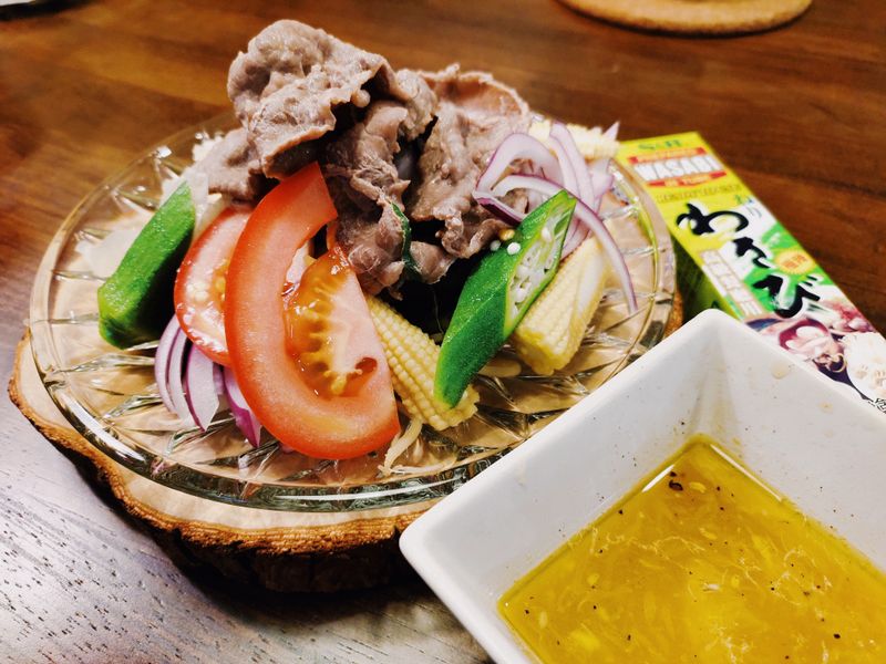 橙汁牛肉沙拉