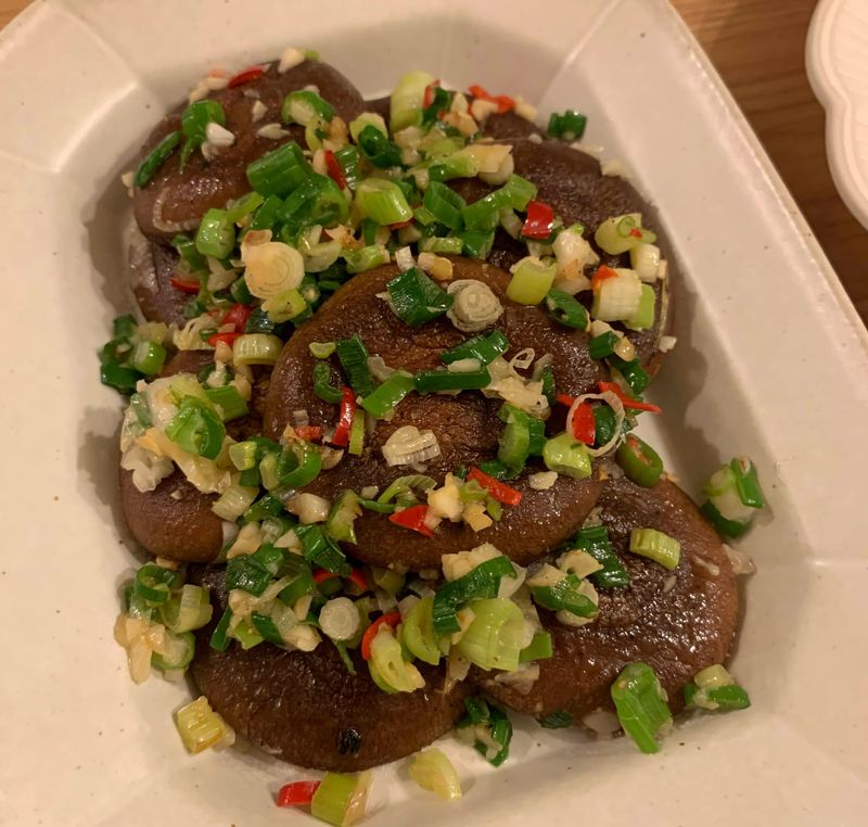 煎香菇