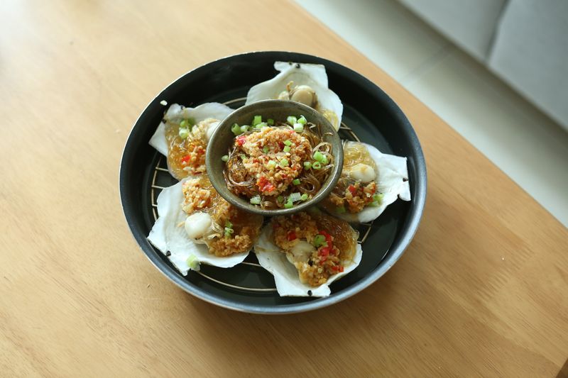 蒜蓉蒸扇貝
