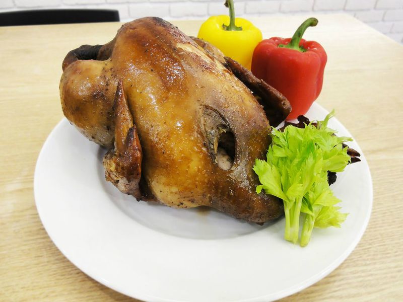 豪邁的美味烤雞:花鼠媽上菜囉