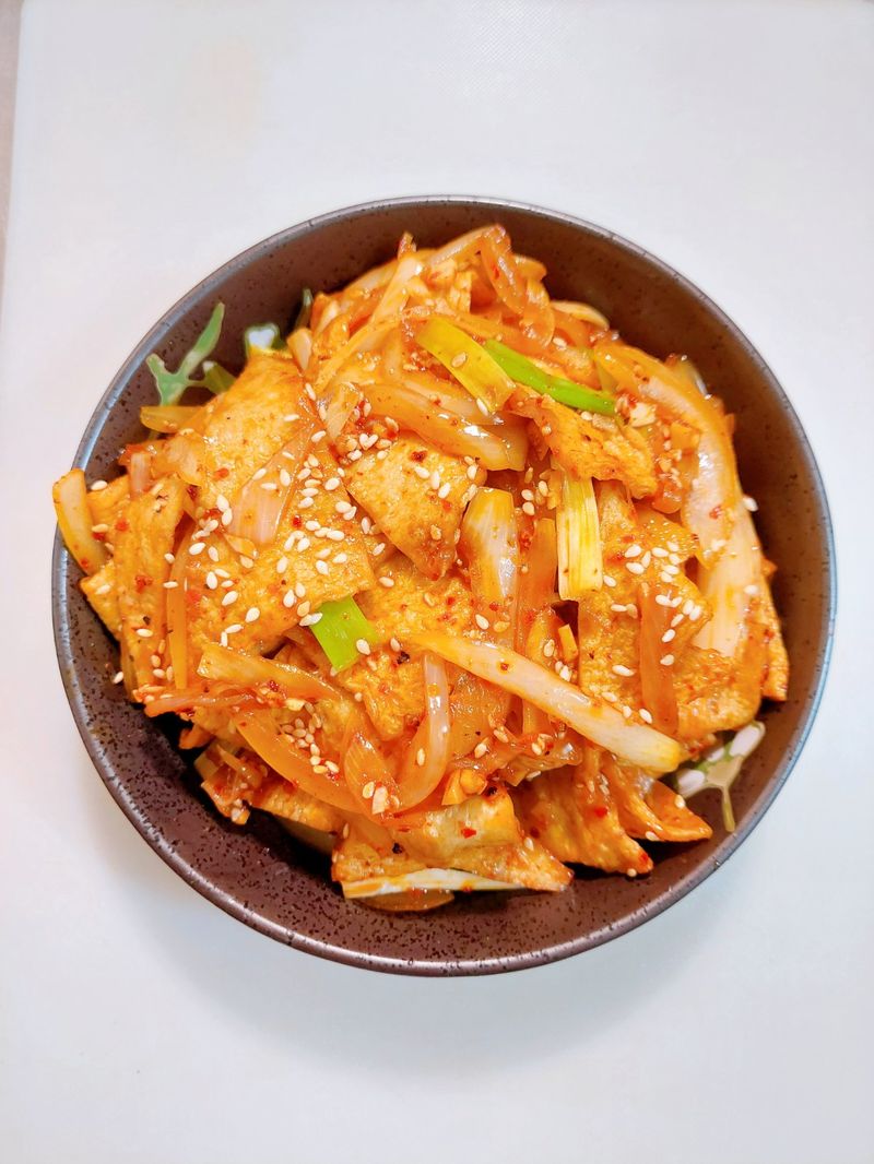 韓式辣炒魚板어묵볶음