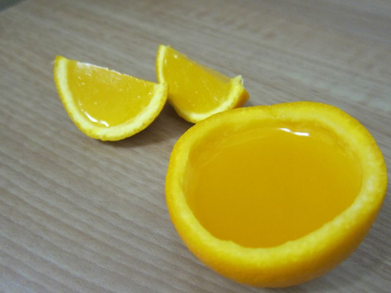 香橙杯果凍