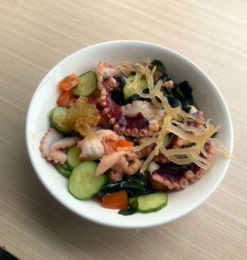 高纖涼拌章魚