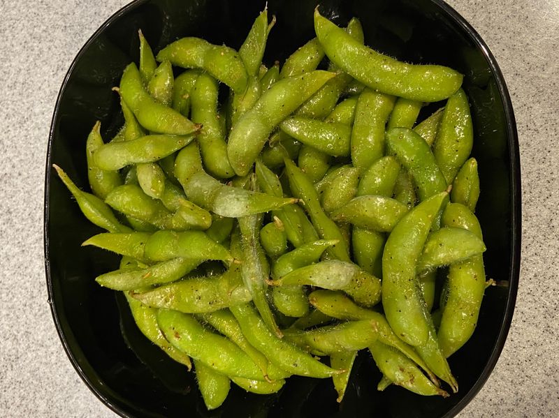 涼拌毛豆夾