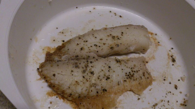 [微波爐料理] 三分鐘煎鯛魚片