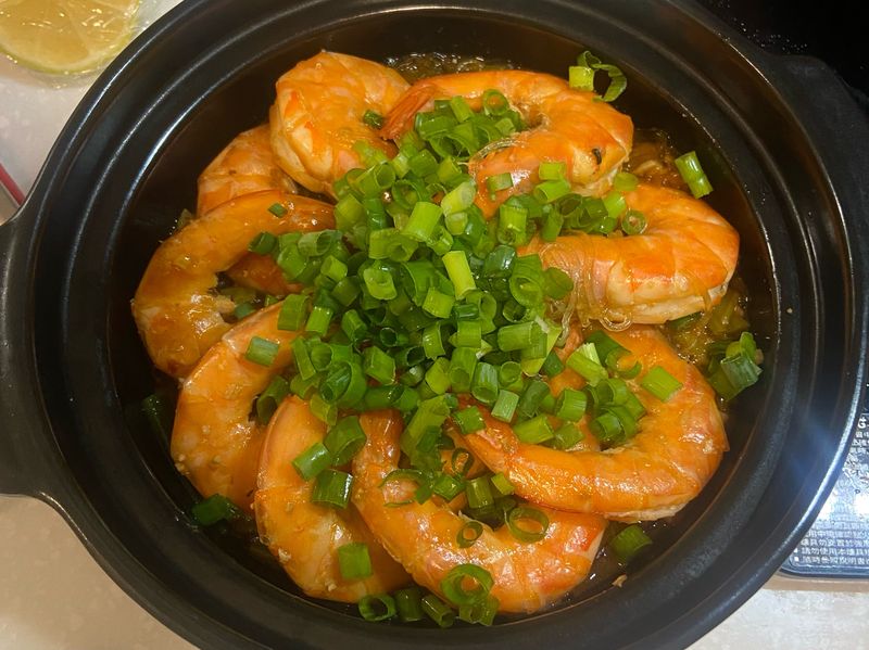 鮮蝦粉絲煲
