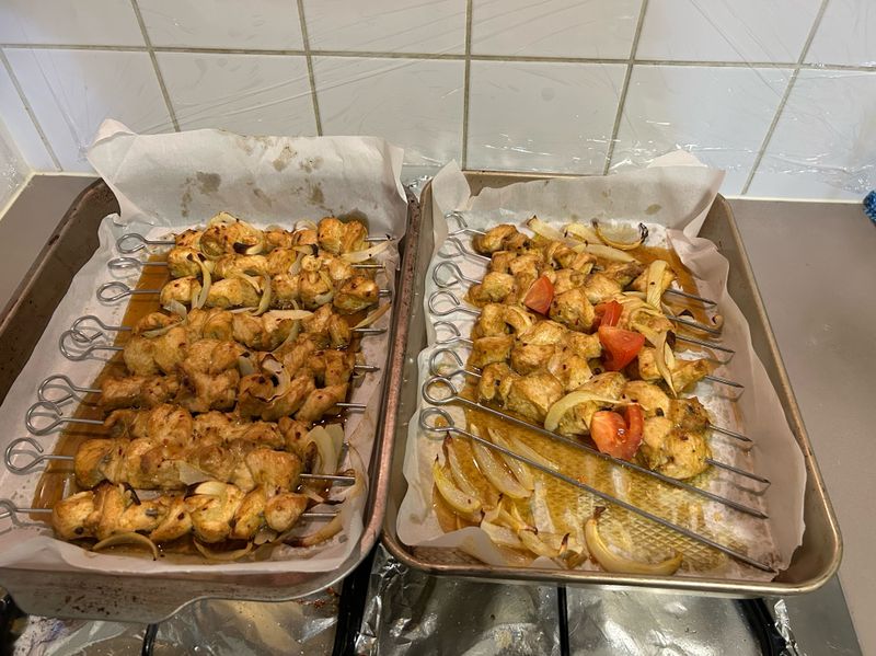 孜然烤雞肉串