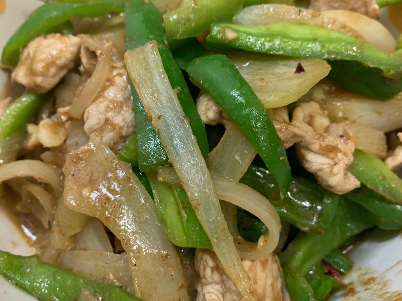 沙茶青椒豬肉