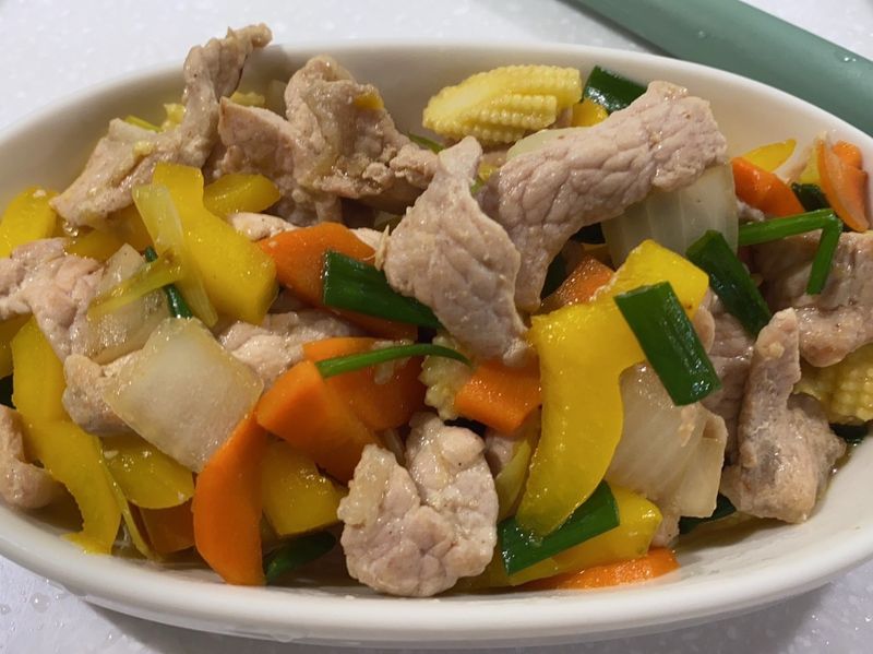 甜椒炒肉片