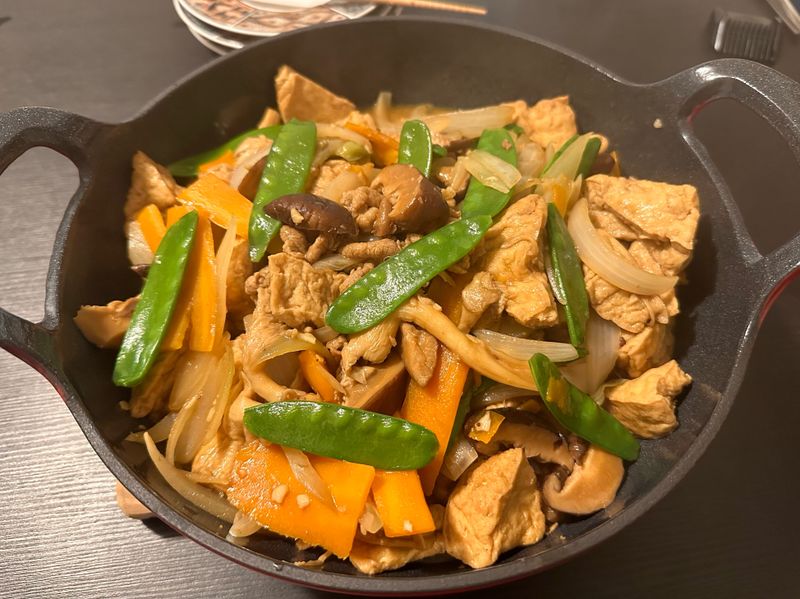 油豆腐醋豚燒