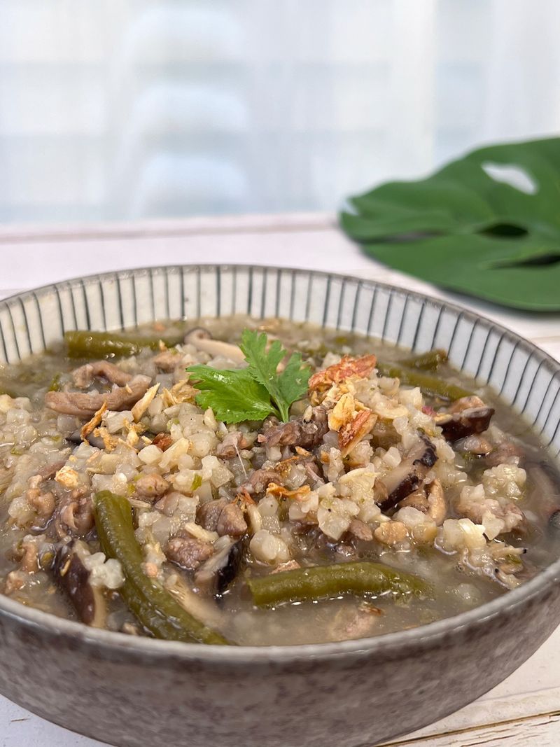 一鍋到底懶人料理|低碳長豆粥