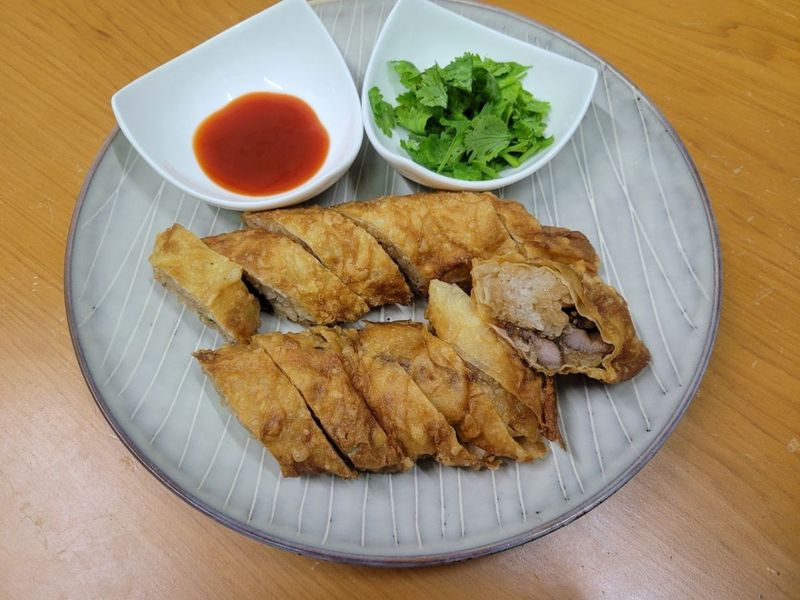 七夕拜拜新創意,外酥內軟的油飯捲