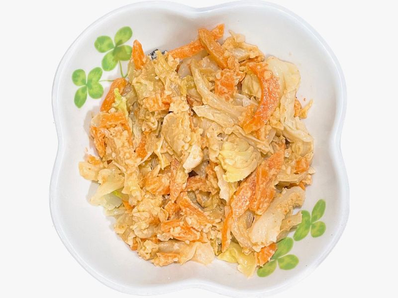 花生醬高麗菜
