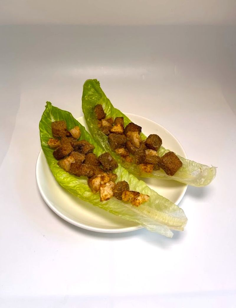 生酮食譜|沙茶蝦丸生菜包