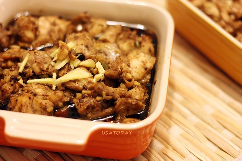 Steamed Chicken with fermented bean curd