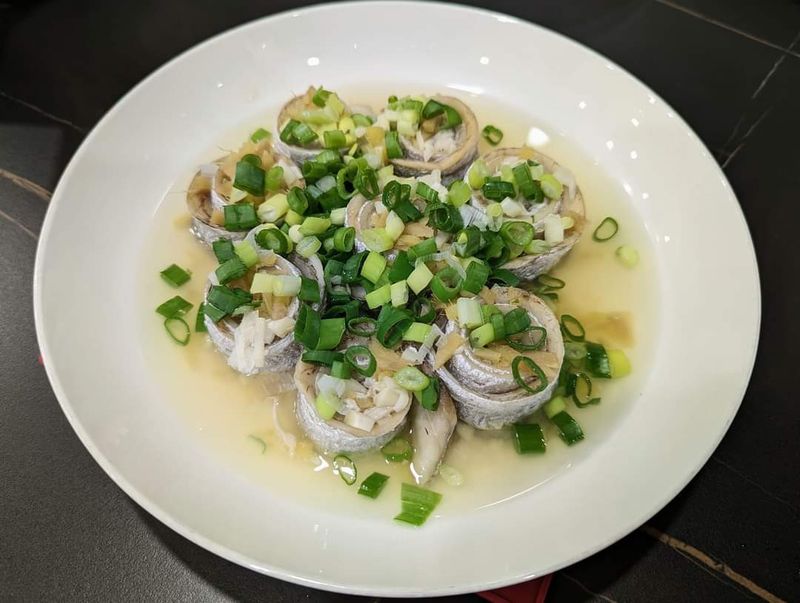清蒸鹽味白帶魚捲