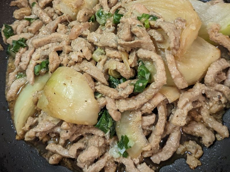 洋蔥炒肉絲