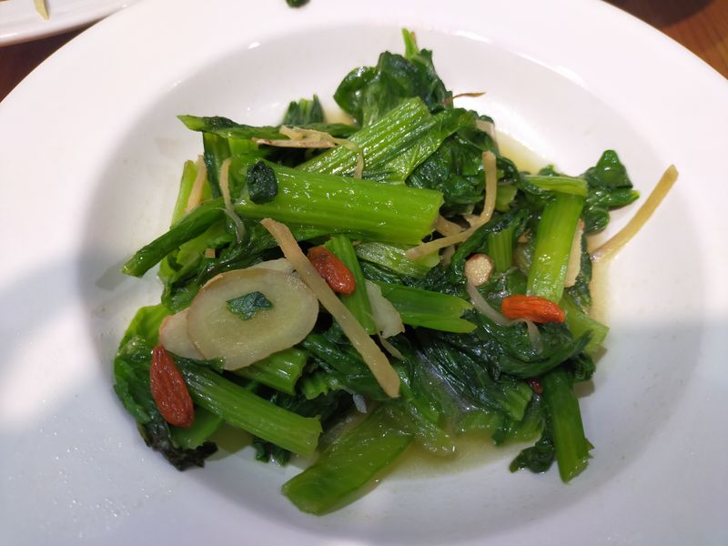 嫩薑炒掛菜