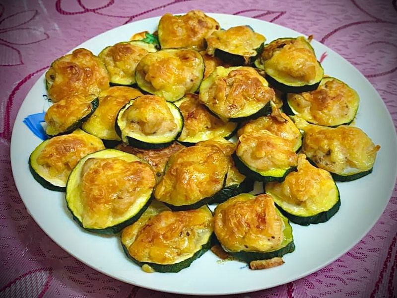 焗烤起司雞肉櫛瓜