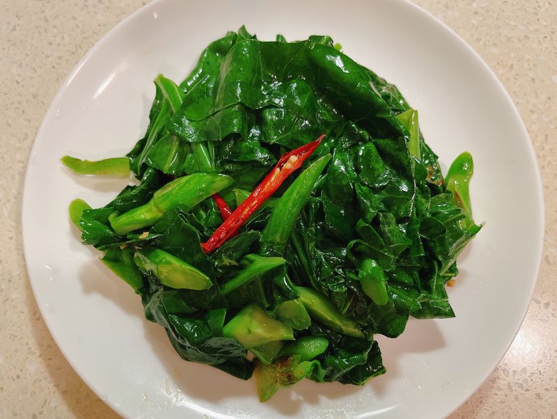 辣炒芥蘭菜