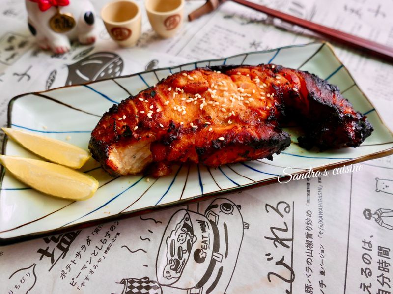日式鮭魚(氣炸鍋料理)