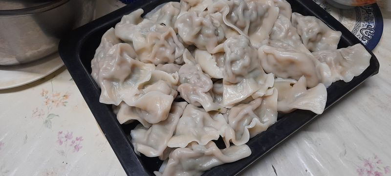 香菜水餃
