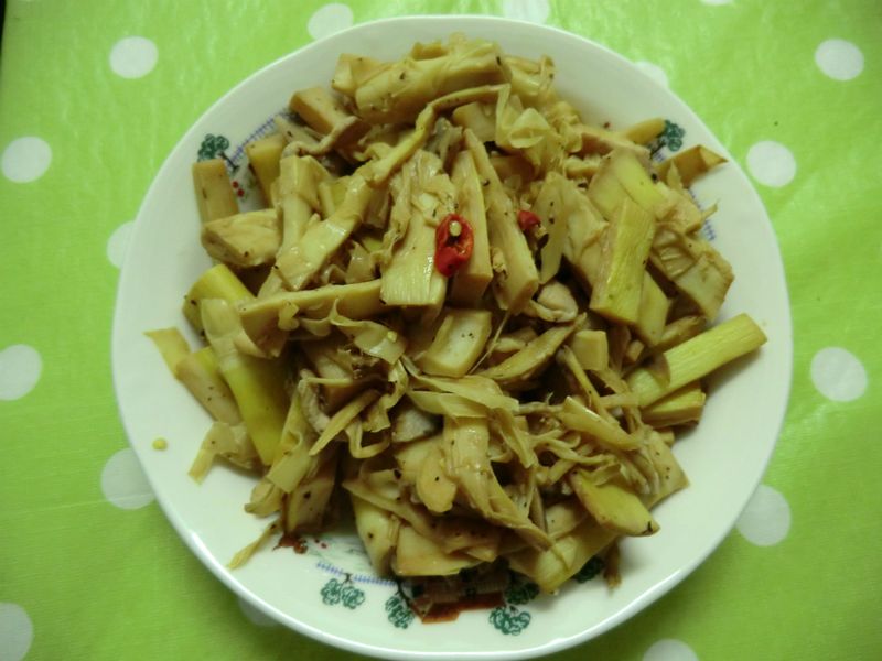 肉絲炒筍子
