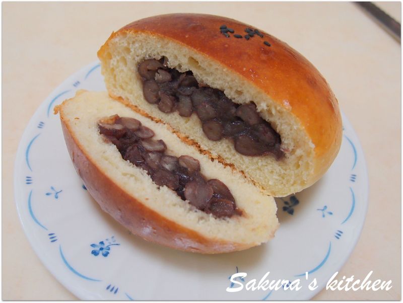 ♥我的手作料理♥ 湯種紅豆麵包