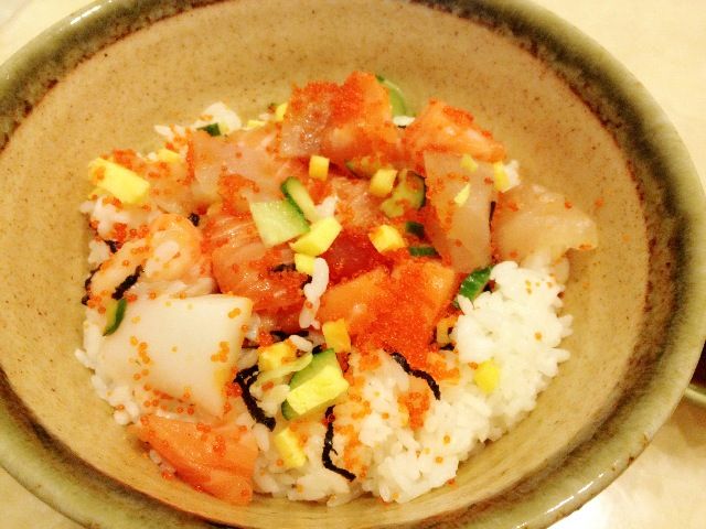 [woman家]-奢華美味的散壽司