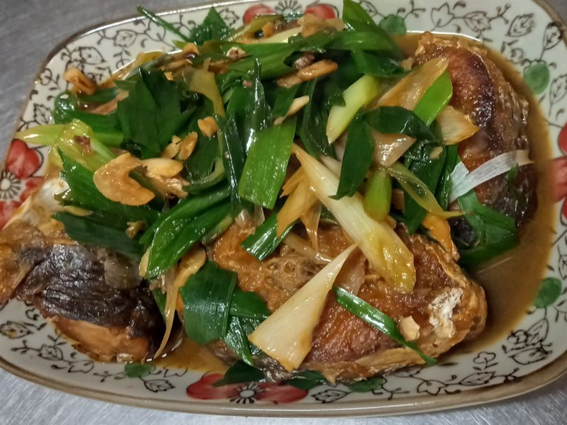 乾煎醬悶烏魚