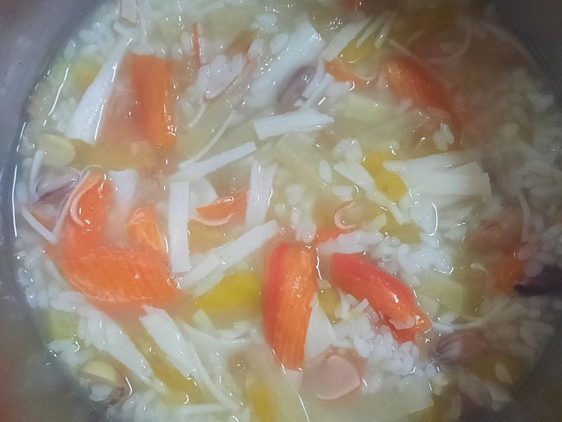 菜脯蕃薯粥