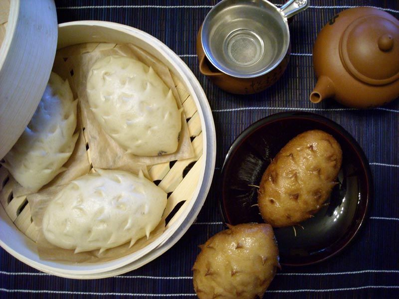 好吃又好刺的~~刺蝟饅頭