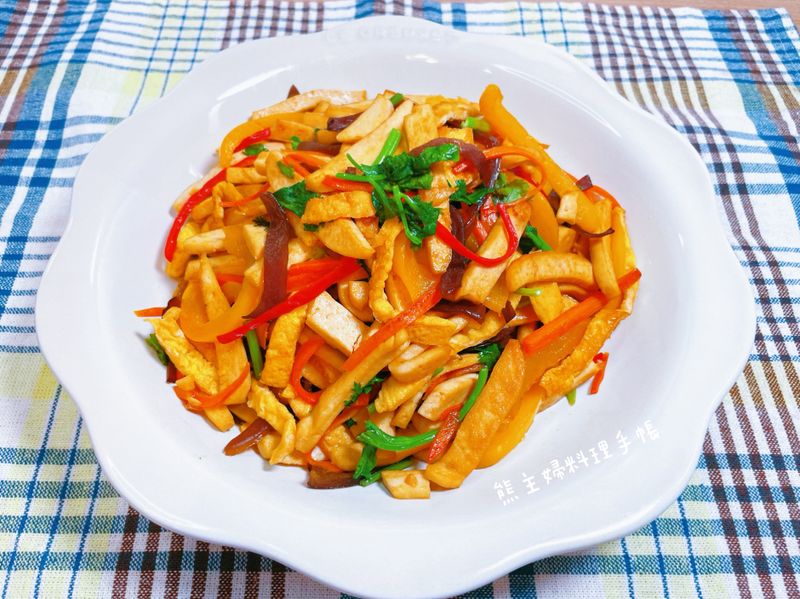 木鬚豆干絲(蔬食)